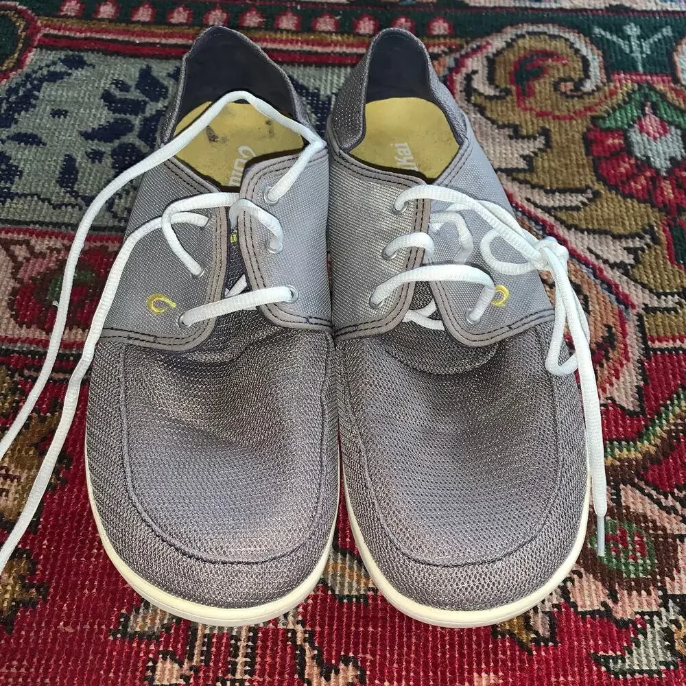 OluKai Men’s 9‎ Gray Boat Shoes